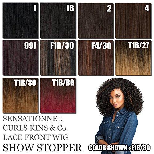 imageSensationnel Curls Kinksandco Lace Wig The Show Stopper Wide Lace Part Wig with Natural Preplucked Hairline for Natural 3C to 4C Hair Textures 1 JETBLACK1B OFFBLACK