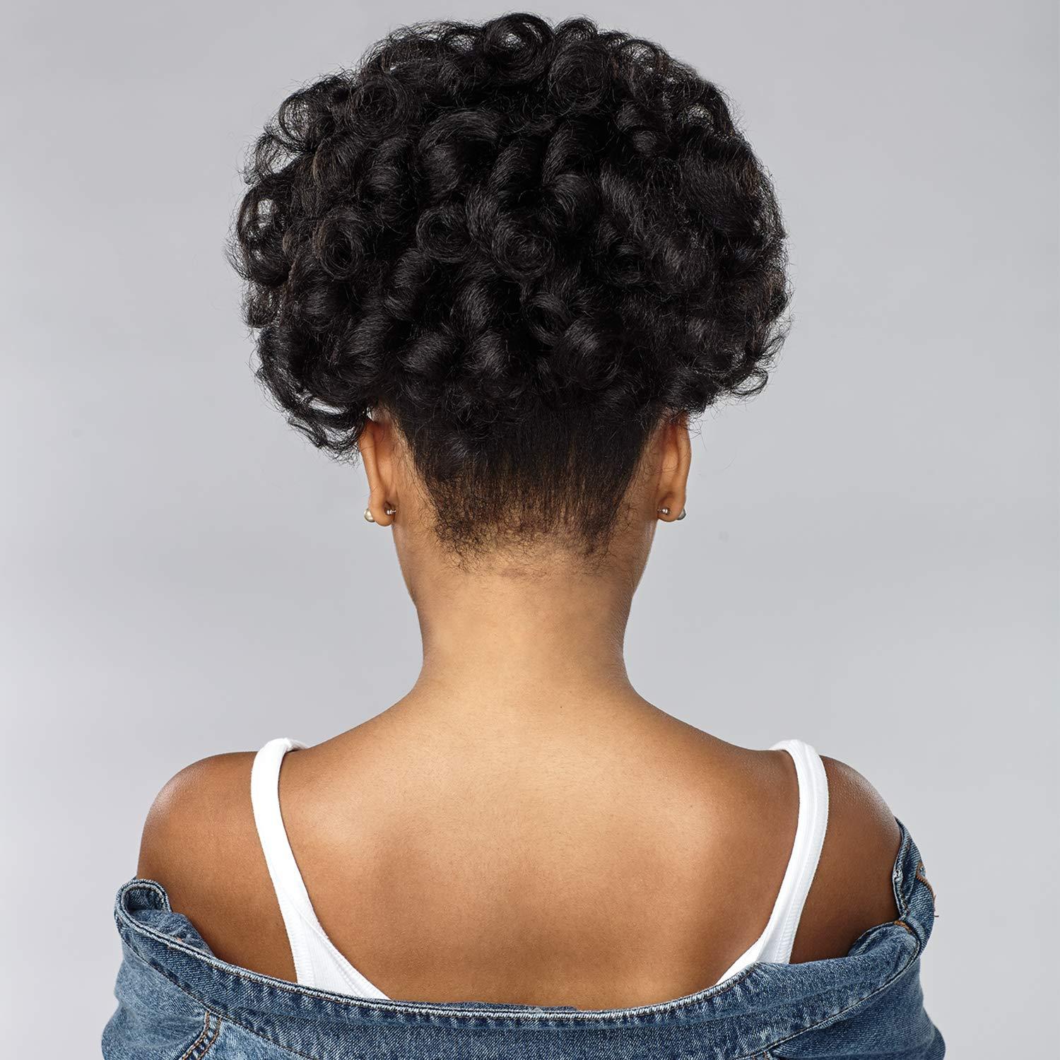 imageSensationnel Curls Kinksandco Ponytails Top Lady Instant Weavedrawstring Pony Updo for Natural 3C to 4C Hair Textures 1 JETBLACK4