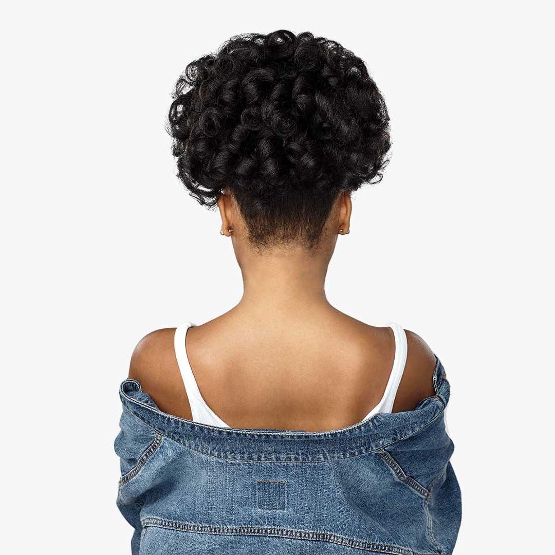 imageSensationnel Curls Kinksandco Ponytails Top Lady Instant Weavedrawstring Pony Updo for Natural 3C to 4C Hair Textures 1 JETBLACKOff Black 1B