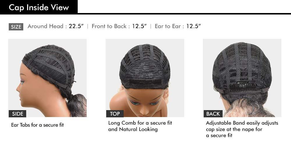 imageSensationnel Half Wig Instant Weave Curls Kinks N Co Money Maker 11B