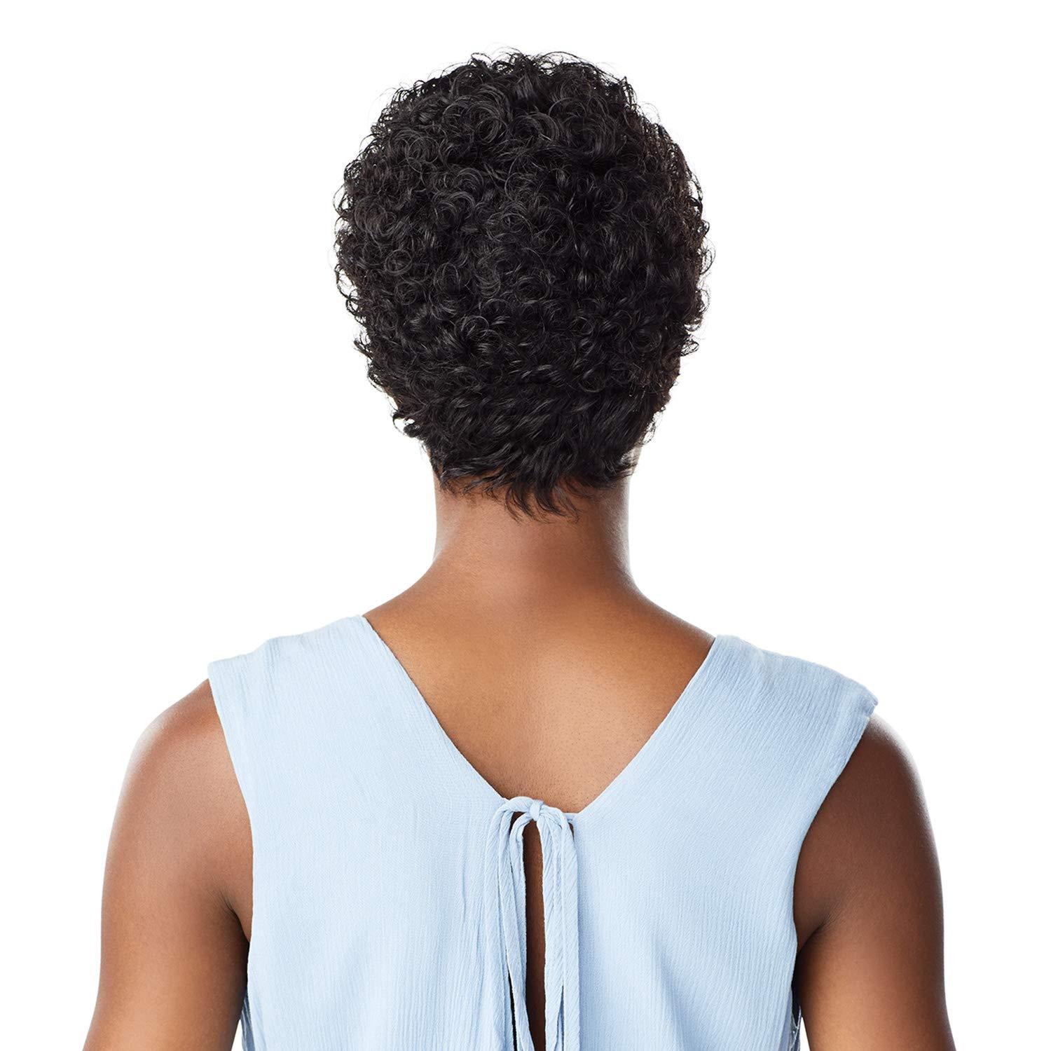 imageSensationnel Shear Muse Lace Wig Amina Deep Laceparting Hand Tied Ready to Wear Synthetic Prestyled Units 2 DARKBROWNRED