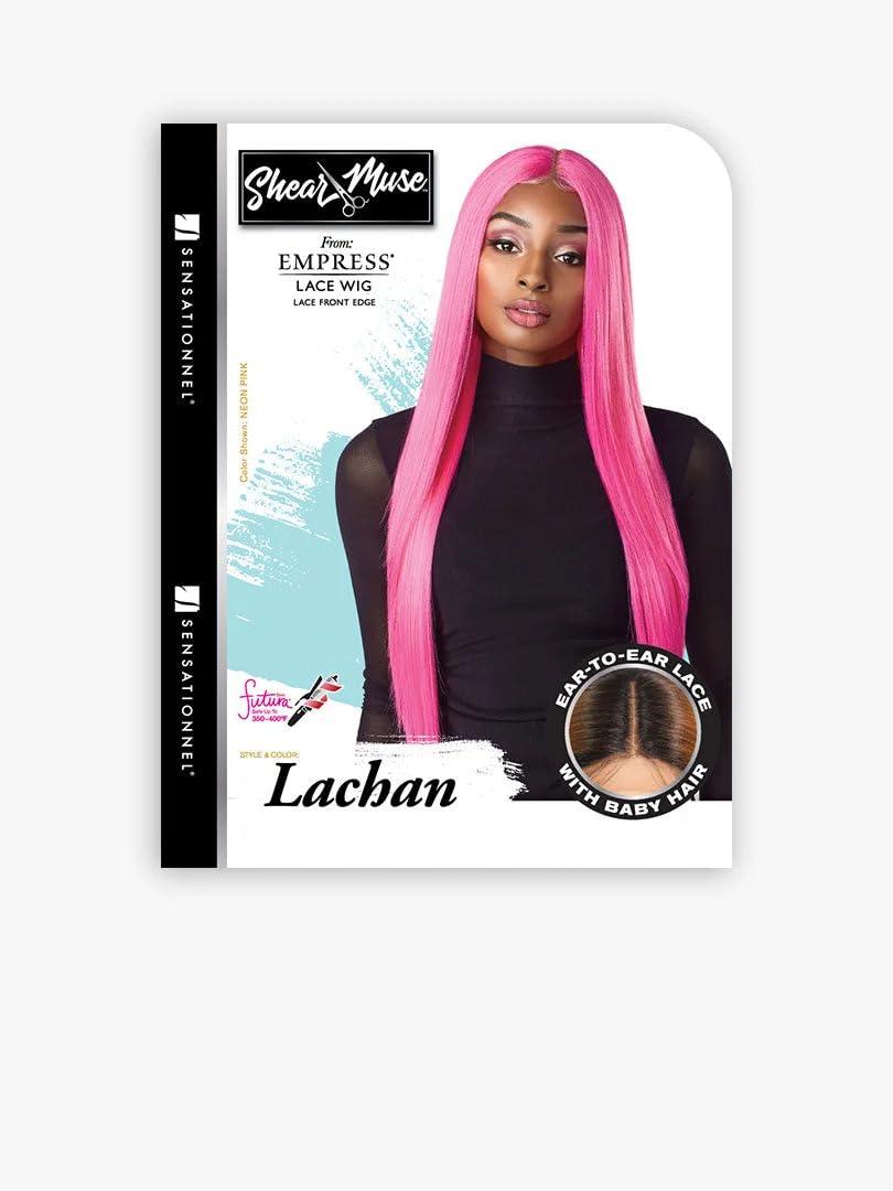 imageSensationnel Shear Muse Lace Wig Lachan Deep Laceparting Hand Tied Ready to Wear Synthetic Prestyled Units BABYBLUENEONFOREST
