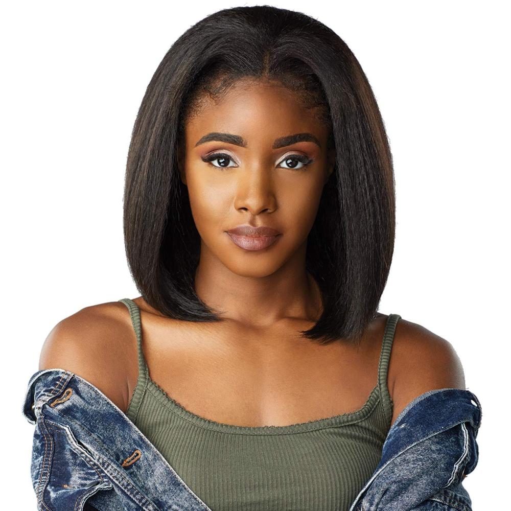 imageSensationnel Curls Kinksandco Half Wig Top Babe Instant Weave Drawstring Cap for Natural 3C to 4C Hair Textures 1 JETBLACK1 JETBLACK