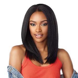 Sensationnel Curls Kinks & Co Textured Clip In Human Hair Blend Hair Extension 9Pcs – Alpha Woman 12 Inch (Color:4 MEDIUM BROWN)(Jet Black 1)