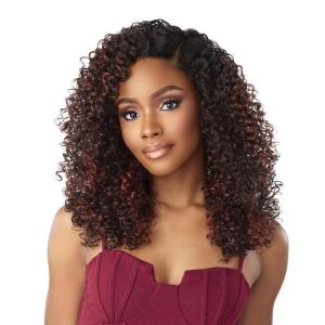 Sensationnel Curls Kinksandco Vpart Wig – Unit 5 Narrow Part Glueless Natural Kinkytexture Edged Hairline for Natural 3C to 4C Hair Textures (1 JETBLACK)(1 JETBLACK)