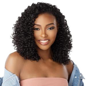 Sensationnel Curls kinksandco clip in – curl crusher 10 inch easy to use clips for natural 3c to 4c hair textures (1 JETBLACK)(T2/350)