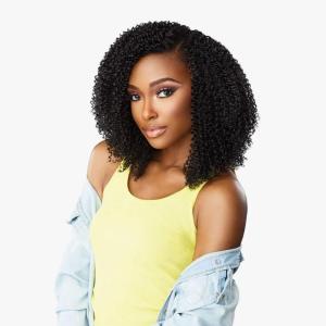 Sensationnel Curls kinksandco clip in – game changer 10 inch easy to use clips for natural 3c to 4c hair textures (1B OFFBLACK)(4 MEDBROWN)