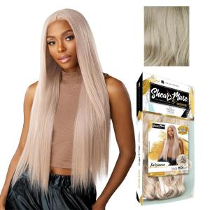 Sensationnel Shear Muse Goldkrush Lacewig – Jaiyana Deep Laceparting Hand Tied Ready to Wear Synthetic Prestyled Units (BEIGEASHBLONDE)(LIGHTASHBLONDE)