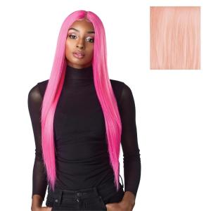 Sensationnel Shear Muse Lace Wig – Lachan Deep Laceparting Hand Tied Ready to Wear Synthetic Prestyled Units (BABYBLUE)(BABYPINK)
