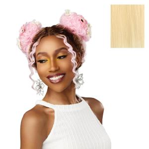 Sensationnel Shearmuse Festigal Lacewig – Bubble Gal Full Center Laceparting Hand Tied Ready to Wear Synthetic Prestyled Units (BEIGEBLONDE)(BLEACHBLONDE)