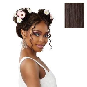 Sensationnel Shearmuse Festigal Lacewig – Bubble Gal Full Center Laceparting Hand Tied Ready to Wear Synthetic Prestyled Units (BEIGEBLONDE)(DARKBROWN)