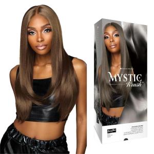 Sensationnel Shearmuse Mystic Krush Lacewig – Lila Glueless Synthetic Preplucked Hairline Deep Laceparting Hand Tied (MUSHROOMBLONDE)(SMOKYESPRESSO)
