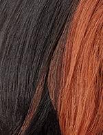 imageSensationnel Vice Lace Front Wigs Unit 17 5 Inch Deep Part Synthetic Preplucked Hairline 1B OFFBLACKCOLORBLOCK1B350