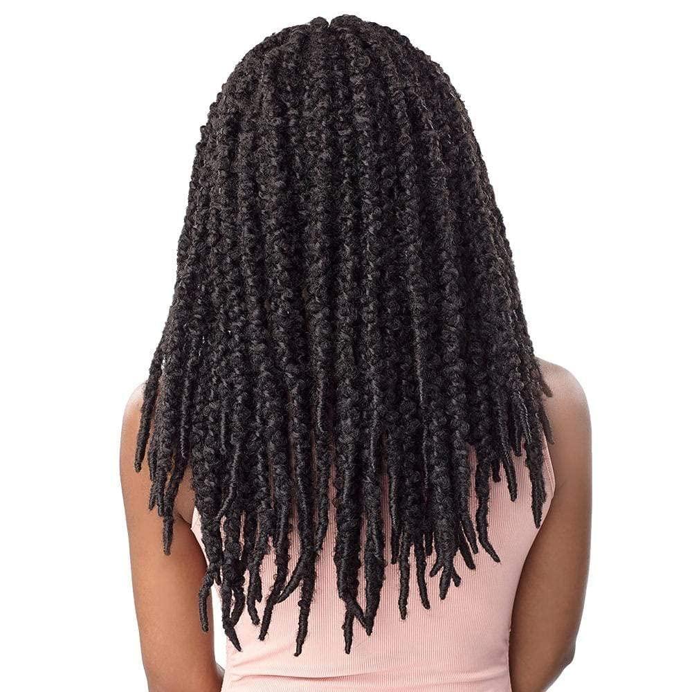 imageSensationnel Lulutress Crochet Braiding Hair 2x Water Wave Locs 18 Inch Pre Made Diy All Kanekalon Synthetic Locs Twists 1 JETBLACKT1B27