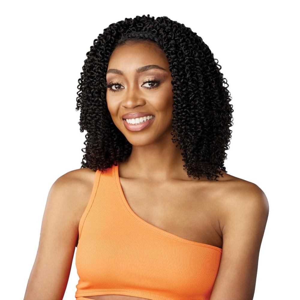 imageSensationnel Lulutress crochet braiding hair 2x pin twist 4b pre made diy all kanekalon synthetic locs twists 1 pack 1 JETBLACK30 LIGHTAUBURN