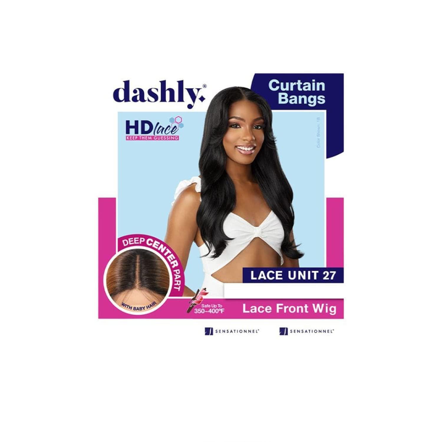 imageSensationnel Dashly Wig Unit 27 Non Lace Cap Ready to Wear Ear to Ear Lacepart Synthetic 1 JETBLACKMPCARAMEL