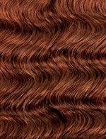 imageSensationnel Empire Bob Humanhair Wig Wavy Cut 12 Inch Face Framing Mesh Cap for Comfort With Bangs 1 JETBLACKCOPPERCHARM