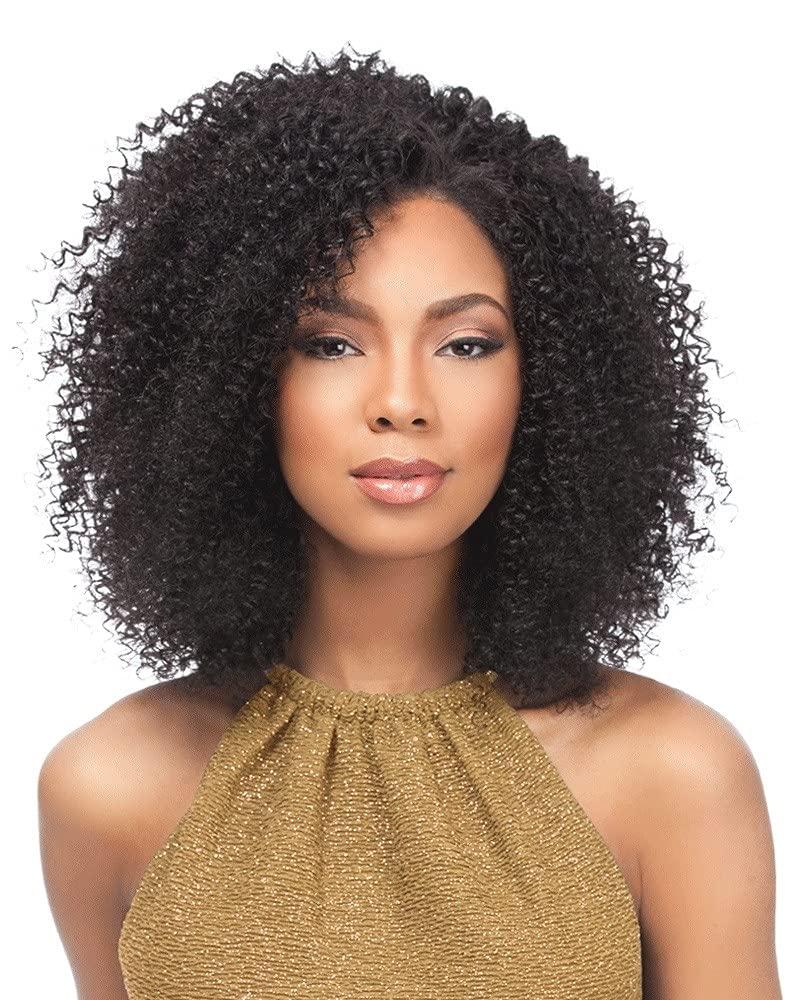 imageSensationnel Empire Curly Human Hair Bohemian Tangle Free Weaving for Quick Weave and Sew in Styles for Faux Highlights and Fauxmiddlepart Leave Out 10 inch 1 JETBLACK2 DARKBROWN