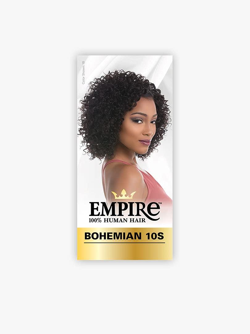 imageSensationnel Empire Curly human hair bohemian 10s 3pcs tangle free weaving for quick weave and sew in styles for faux highlights 1 JETBLACK99J