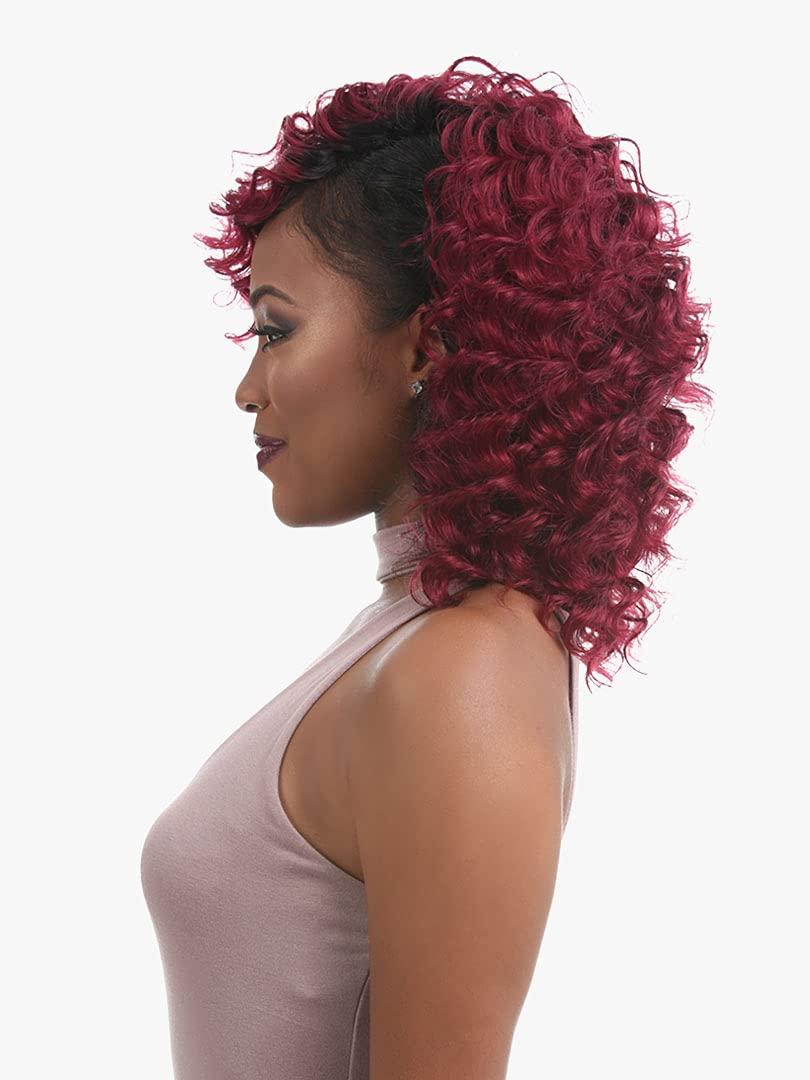 imageSensationnel Empire Curly human hair deep wave 10s 3pcs tangle free weaving for quick weave and sew in styles for faux highlights 1 JETBLACK1B OFFBLACK