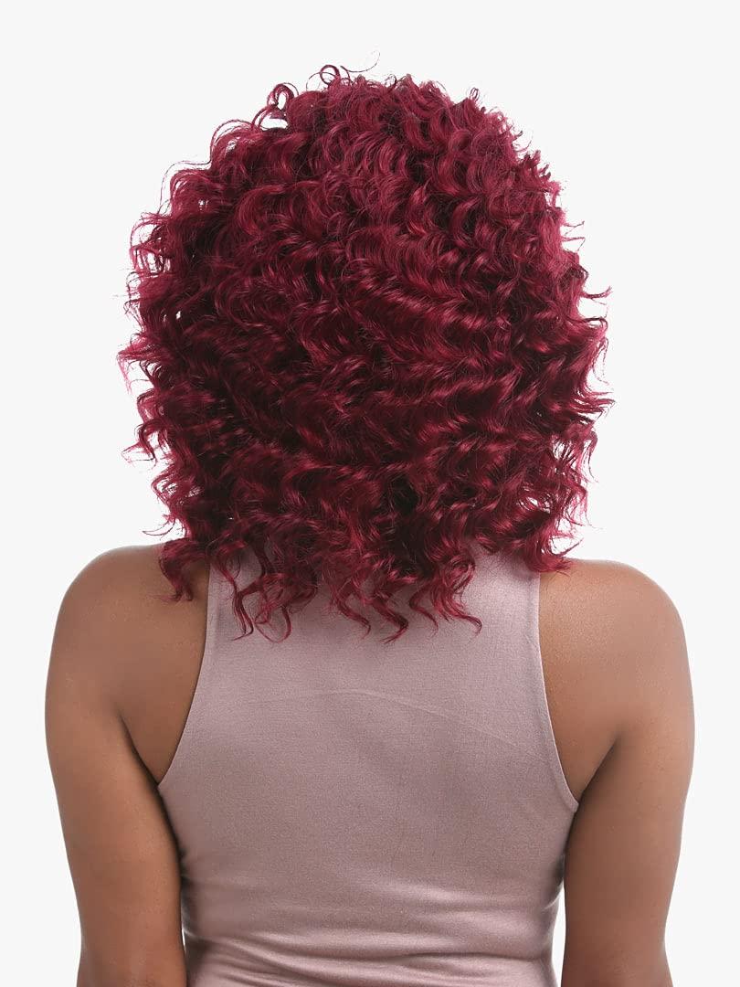 imageSensationnel Empire Curly human hair deep wave 10s 3pcs tangle free weaving for quick weave and sew in styles for faux highlights 1 JETBLACK99J