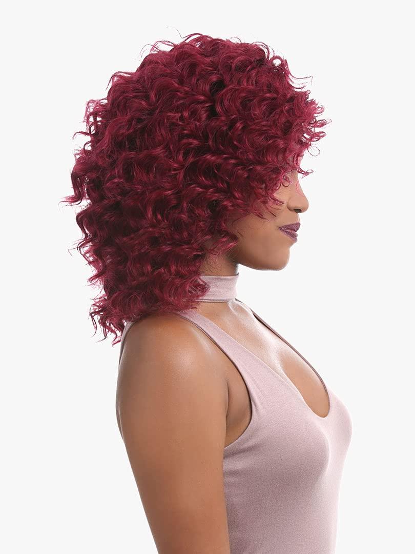 imageSensationnel Empire Curly human hair deep wave 10s 3pcs tangle free weaving for quick weave and sew in styles for faux highlights 1 JETBLACKT1BBG