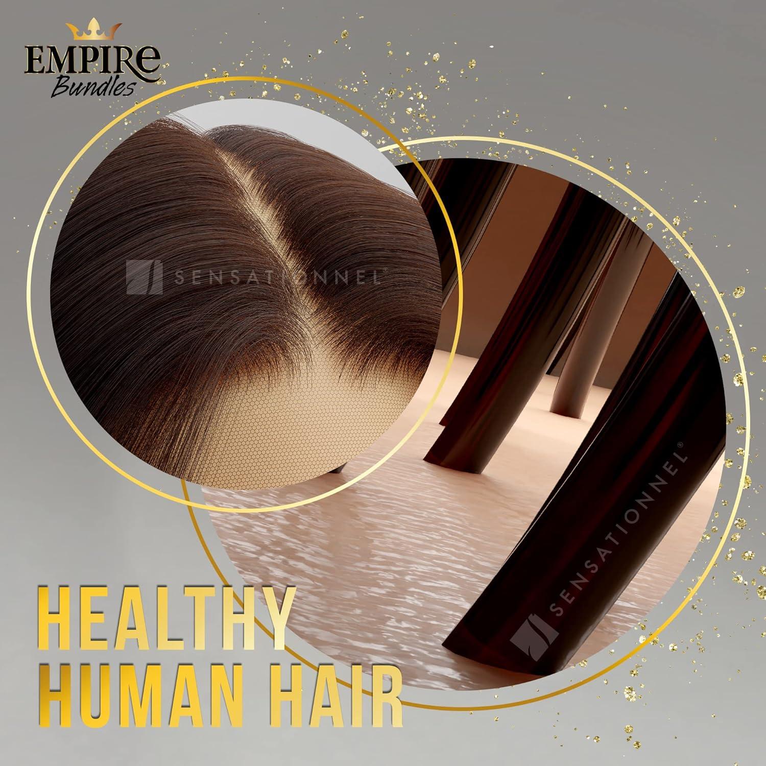 imageSensationnel Empire bundles body wave 10a tangle shed free human hair for weaving and sew in styles 2 pack 10 inch NATURALNATURAL