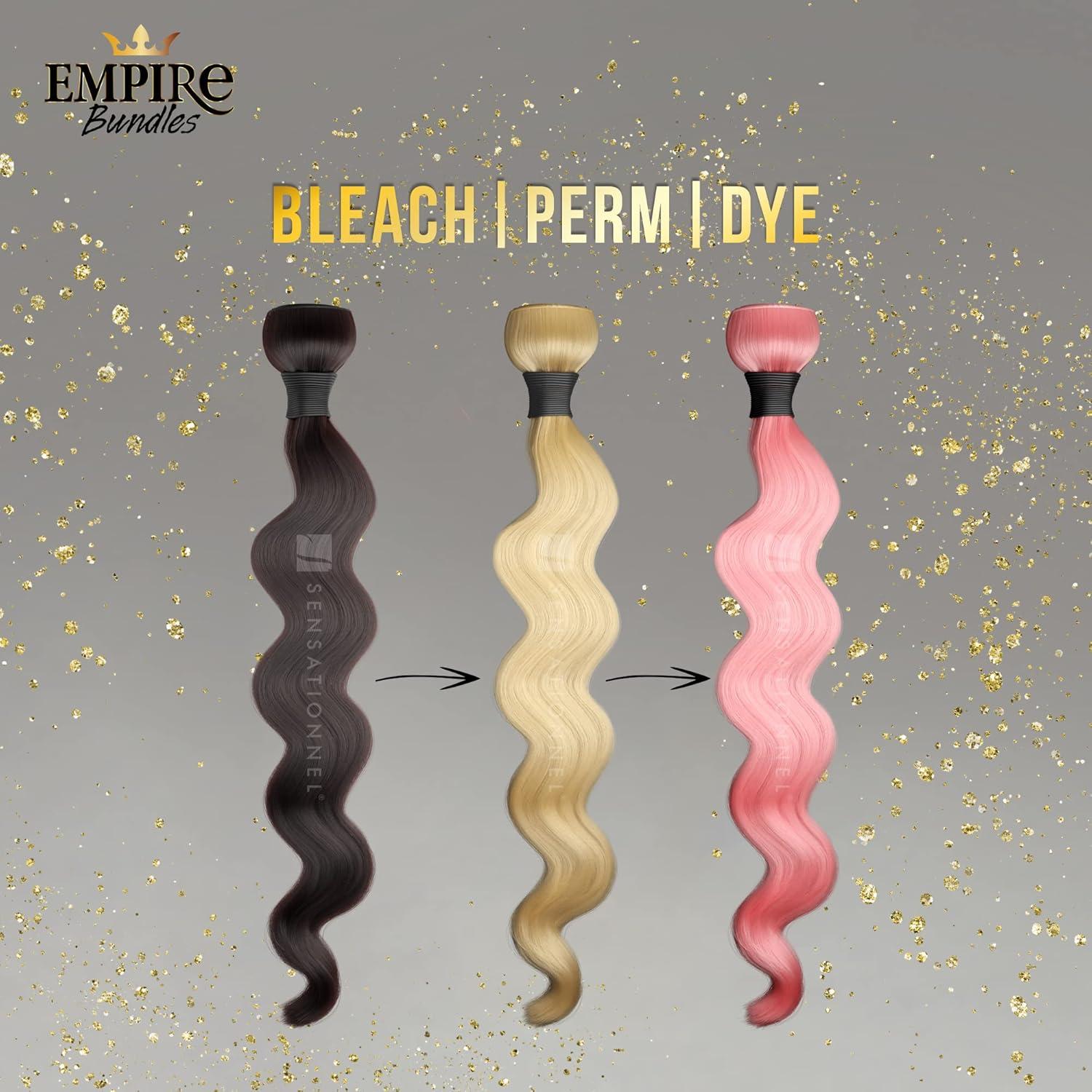imageSensationnel Empire bundles body wave 10a tangle shed free human hair for weaving and sew in styles 3 pack 10 inch DARKREDDARKRED