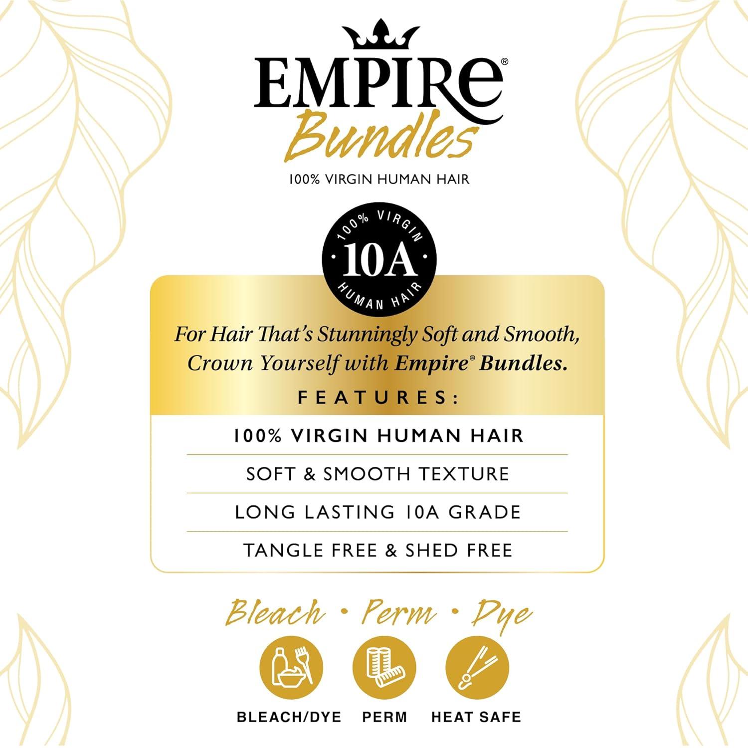 imageSensationnel Empire bundles burmese curl 10a tangle shed free human hair for weaving and sew in styles 1 pack 10 inch NATURALNATURAL
