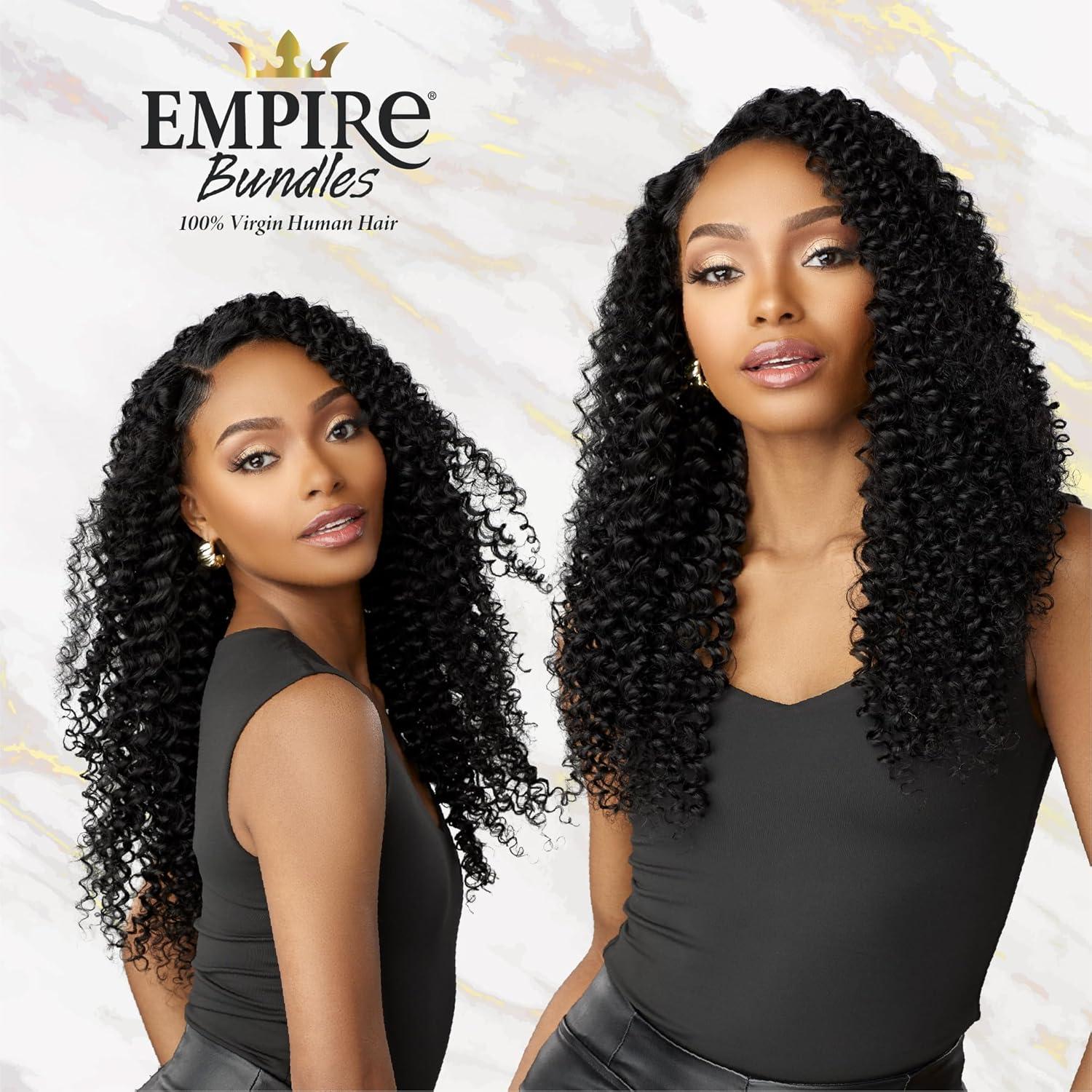 imageSensationnel Empire bundles burmese curl 10a tangle shed free human hair for weaving and sew in styles 1 pack 10 inch NATURALNATURAL