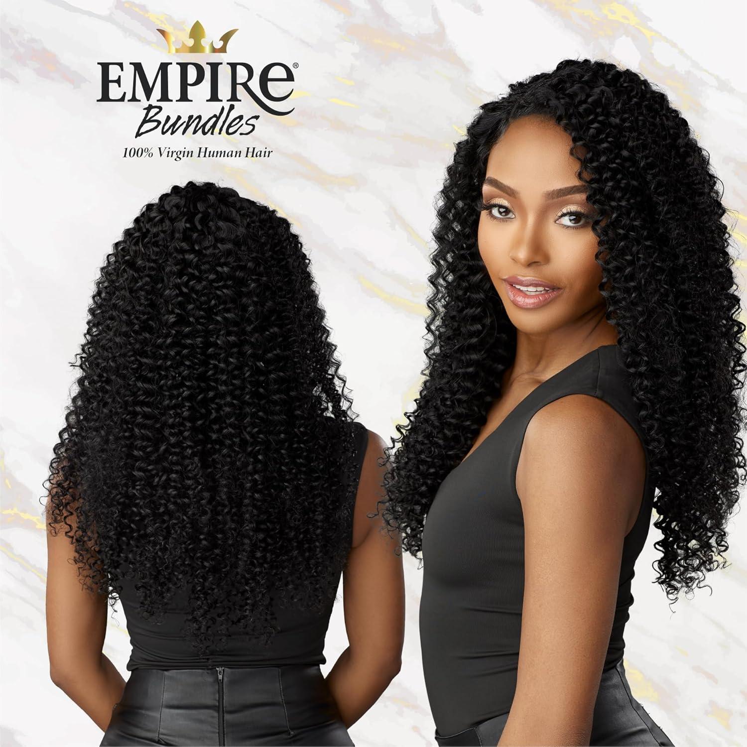 imageSensationnel Empire bundles burmese curl 10a tangle shed free human hair for weaving and sew in styles 1 pack 10 inch NATURALNATURALBLACK