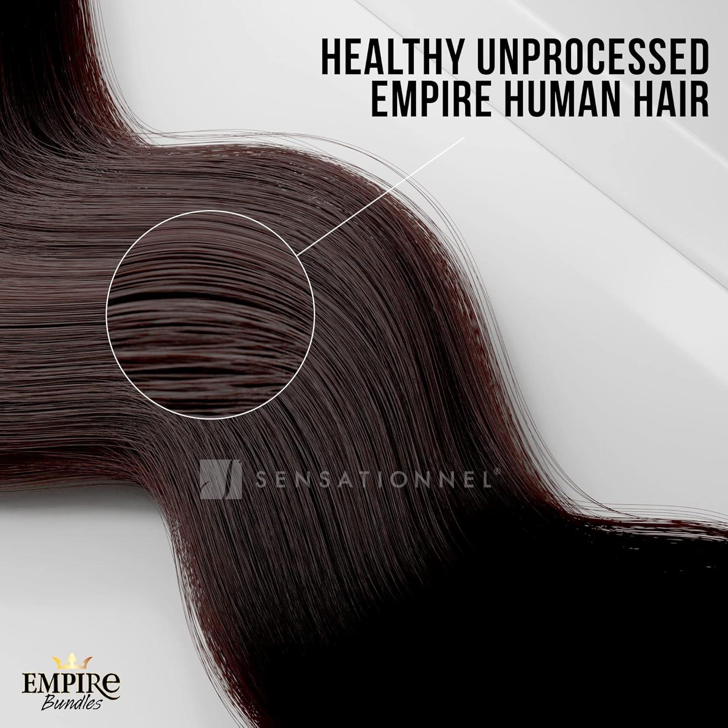 imageSensationnel Empire bundles loose deep 10a tangle shed free human hair for weaving and sew in styles 2 pack 10 inch NATURALNATURALBLACK