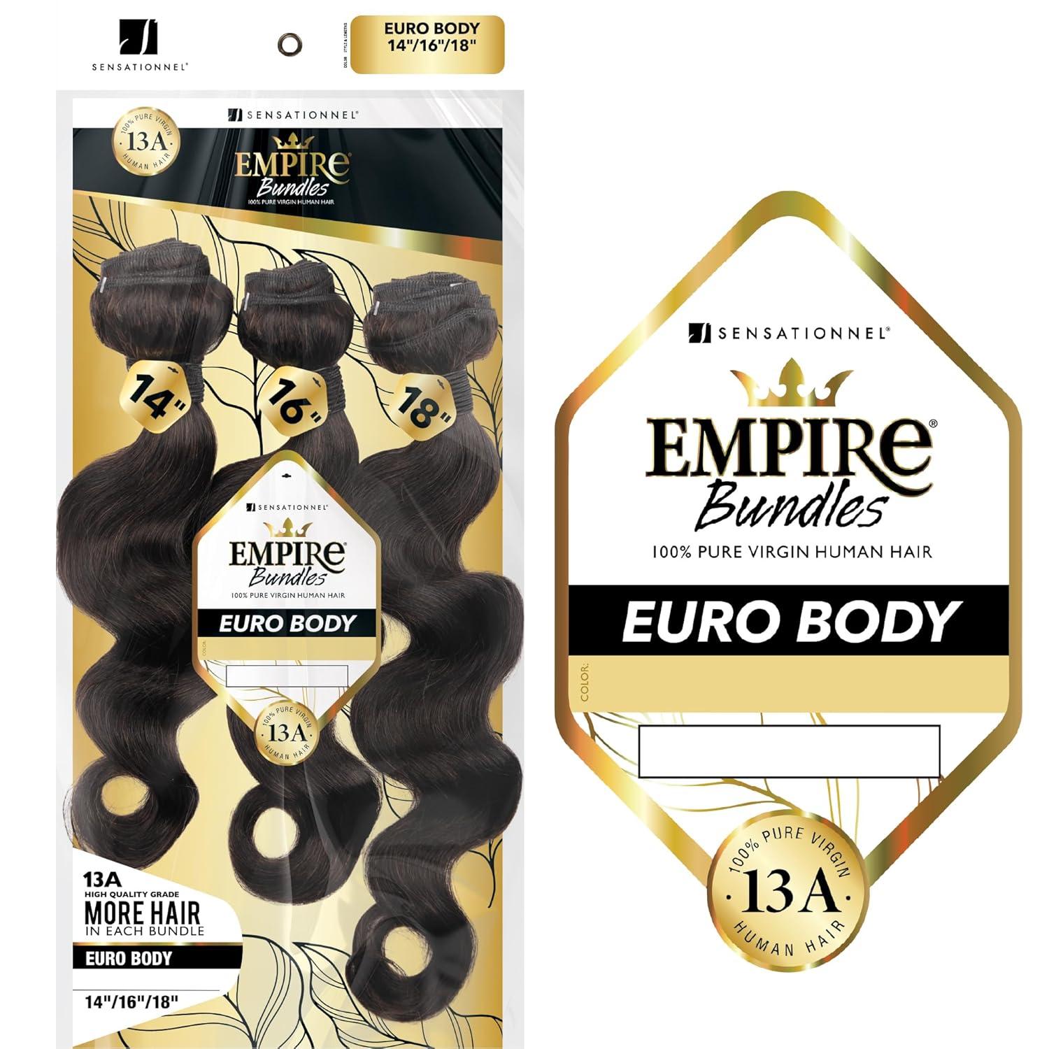 imageSensationnel Empire bundles multi euro body 10a tangle shed free human hair for weaving and sew in styles 10 12 14 inch 613 BLONDE613 BLONDE