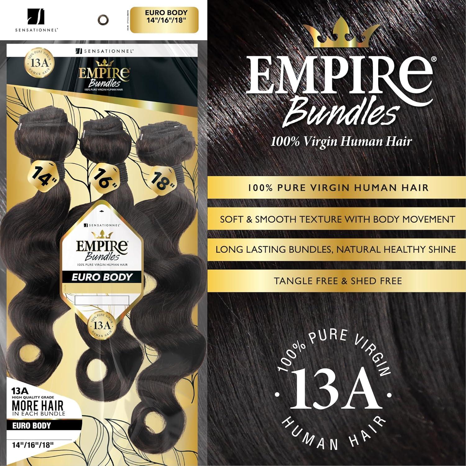 imageSensationnel Empire bundles multi euro body 10a tangle shed free human hair for weaving and sew in styles 10 12 14 inch 613 BLONDE613 BLONDE