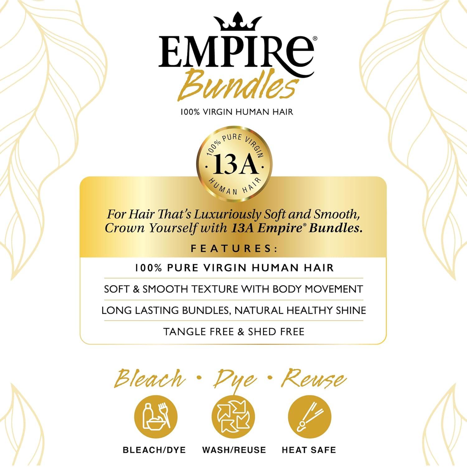 imageSensationnel Empire bundles multi euro deep 10a tangle shed free human hair for weaving and sew in styles 10 12 14 inch NATURALNATURAL