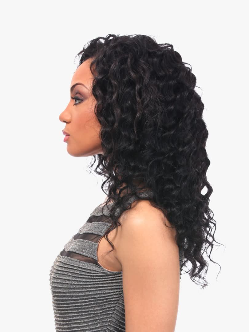 imageSensationnel Empire bundles multi loose deep with 4x4 closure 10a tangle shed free human hair for weaving and sew in styles 10 12 14 inch 1 JETBLACK2 DARKBROWN