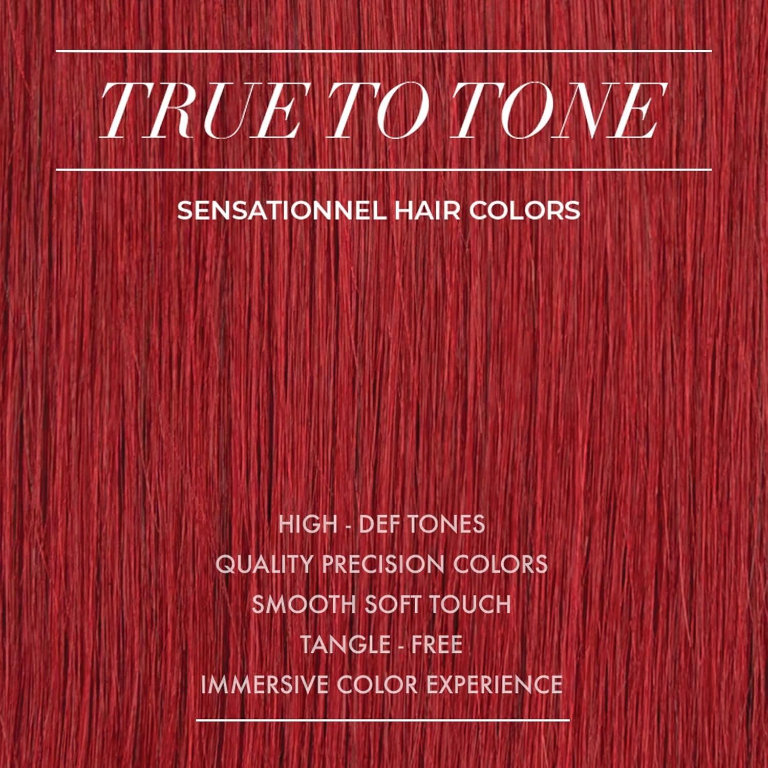 imageSensationnel Empire bundles straight 10a tangle shed free human hair for weaving and sew in styles 2 pack 10 inch NATURALDARKRED