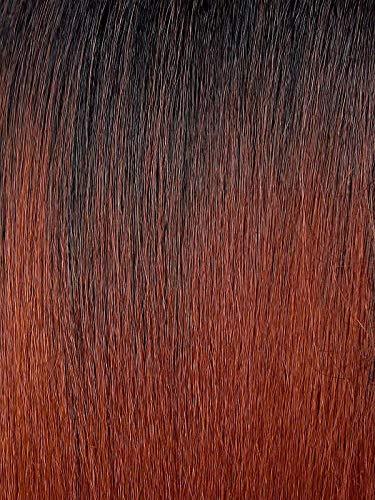 imageSensationnel Empire humanhair lace closure yaki 12 inch 3 way lacepart hand tied weaving closure 1B OFFBLACKT1B350