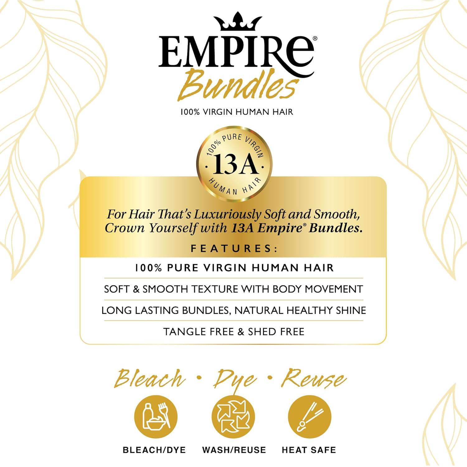 imageSensationnel Empire multi weave hair brazilian curl 13a human hair 3 bundle layered lengths 10 12 14 inch NATURALNATURAL