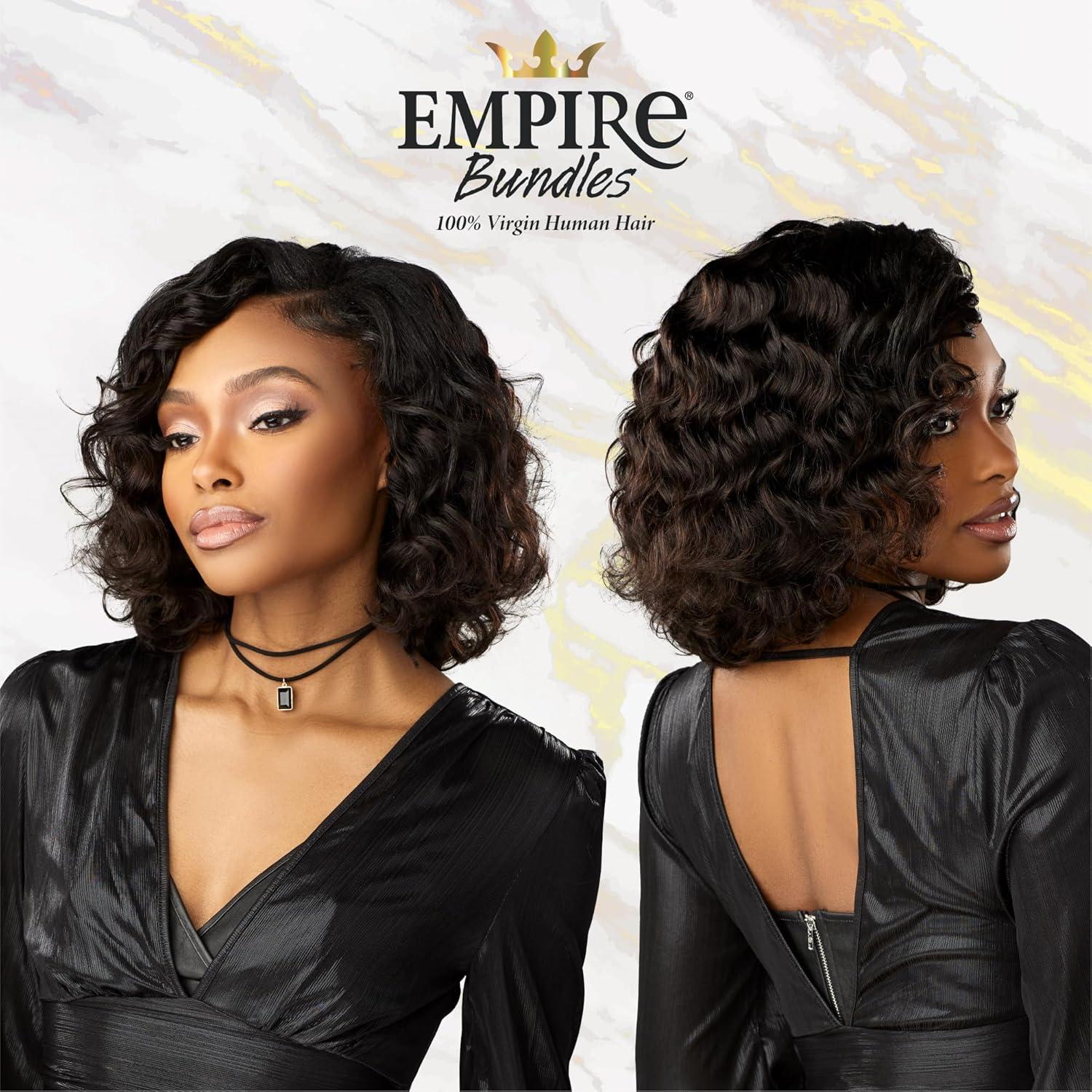 imageSensationnel Empire multi weave hair brazilian curl 13a human hair 3 bundle layered lengths 10 12 14 inch NATURALNATURAL