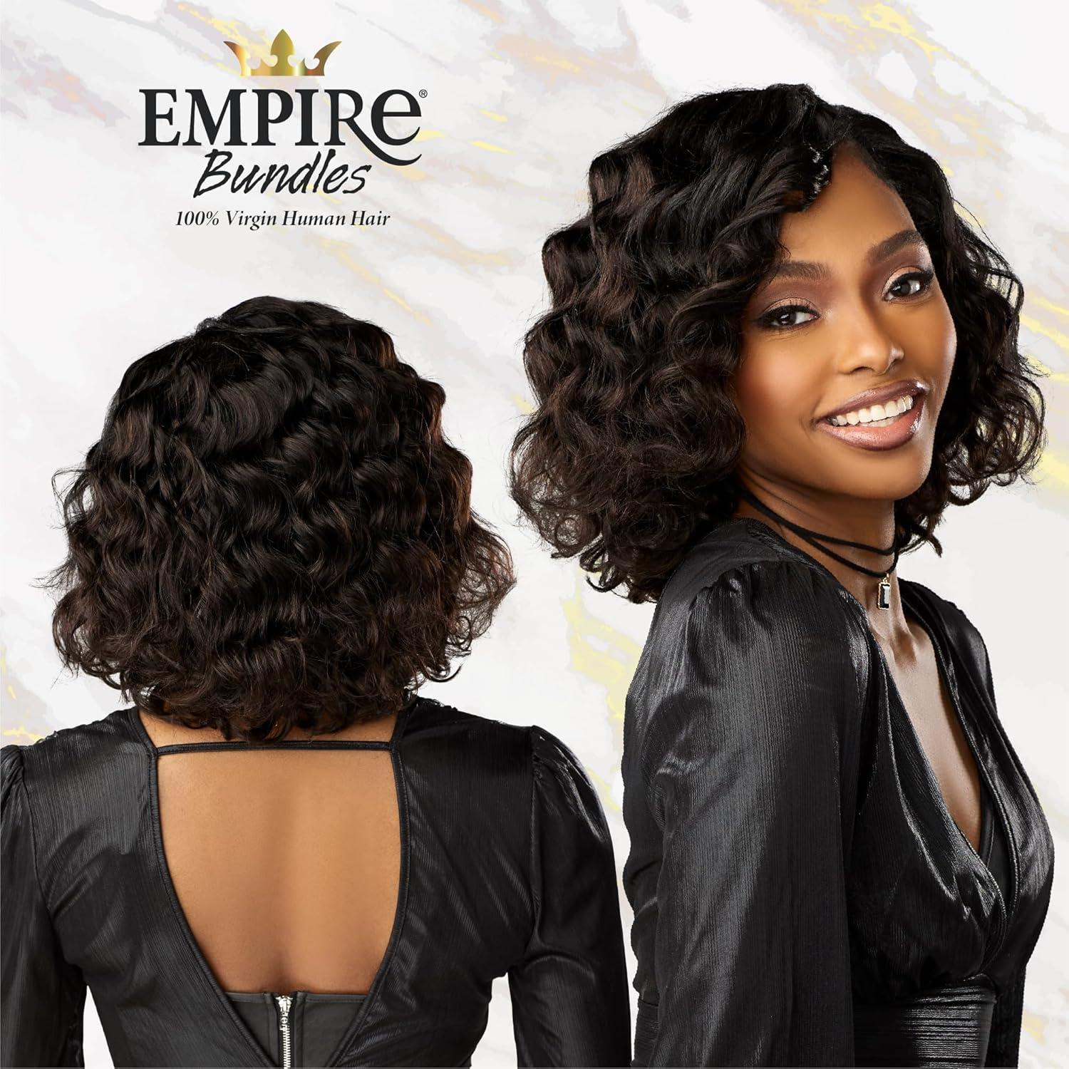 imageSensationnel Empire multi weave hair brazilian curl 13a human hair 3 bundle layered lengths 10 12 14 inch NATURALNATURAL