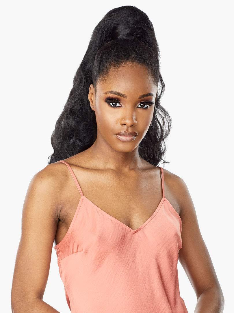 imageSensationnel Instant Pony Half Wig Blow Out 24 Inch Ponytail And Updo with Adjustable Wrap for Seamless T227T2613