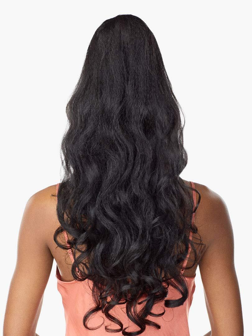 imageSensationnel Instant Pony Half Wig Blow Out 24 Inch Ponytail And Updo with Adjustable Wrap for Seamless T227T2613