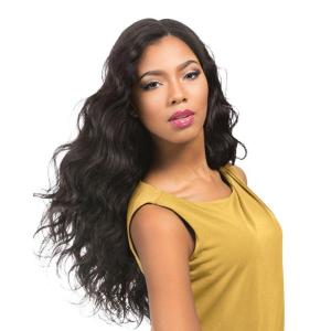 Sensationnel Empire Curly Human Hair – Body Wave Tangle Free Weaving for Quick Weave and Sew in Styles for Faux Highlights and Fauxmiddlepart Leave Out (10 inch, 1 JETBLACK)(1B OFFBLACK)