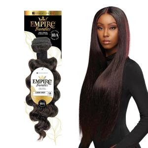 Sensationnel Empire bundles- loose deep 10a tangle shed free human hair for weaving and sew in styles – 1 pack (10 inch, NATURAL)(NATURAL)