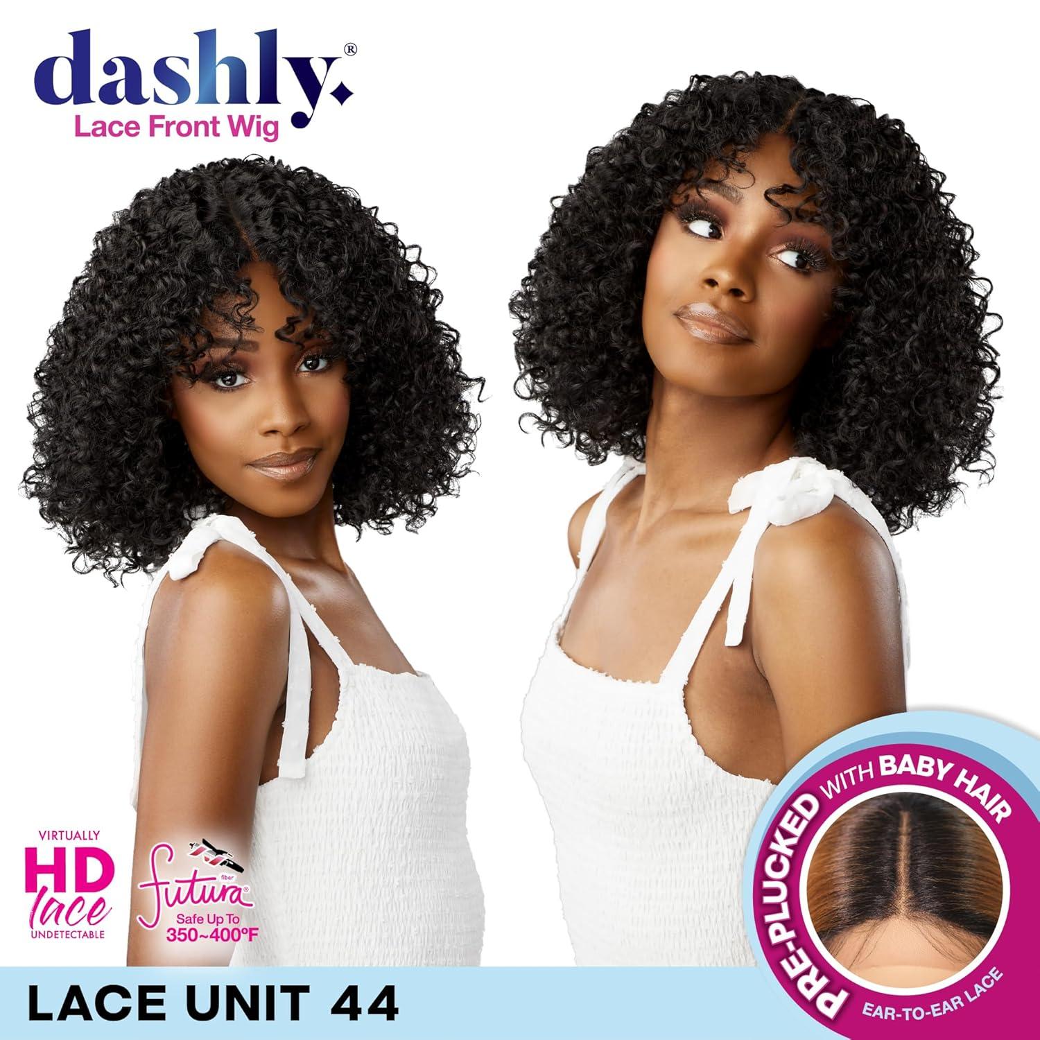 imageSensationnel Dashly Lace Front Wig Unit 44 Hand Tied Laceparting Ear to Ear Synthetic CHBLONDECHBLONDE
