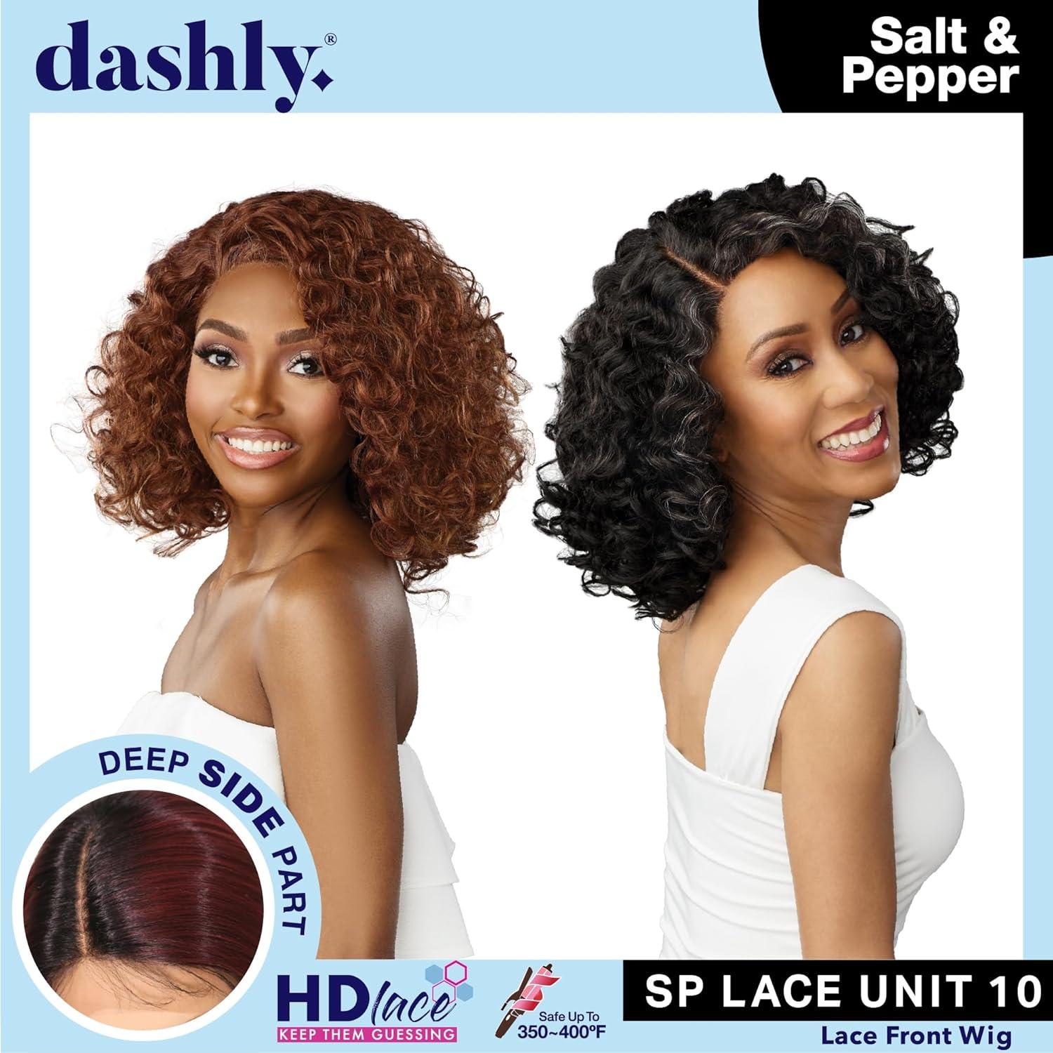imageSensationnel Dashly Lace Saltandpepper Wig Sp Unit 10 Hand Tied Laceparting Ear to Ear Synthetic 1 JETBLACKM44