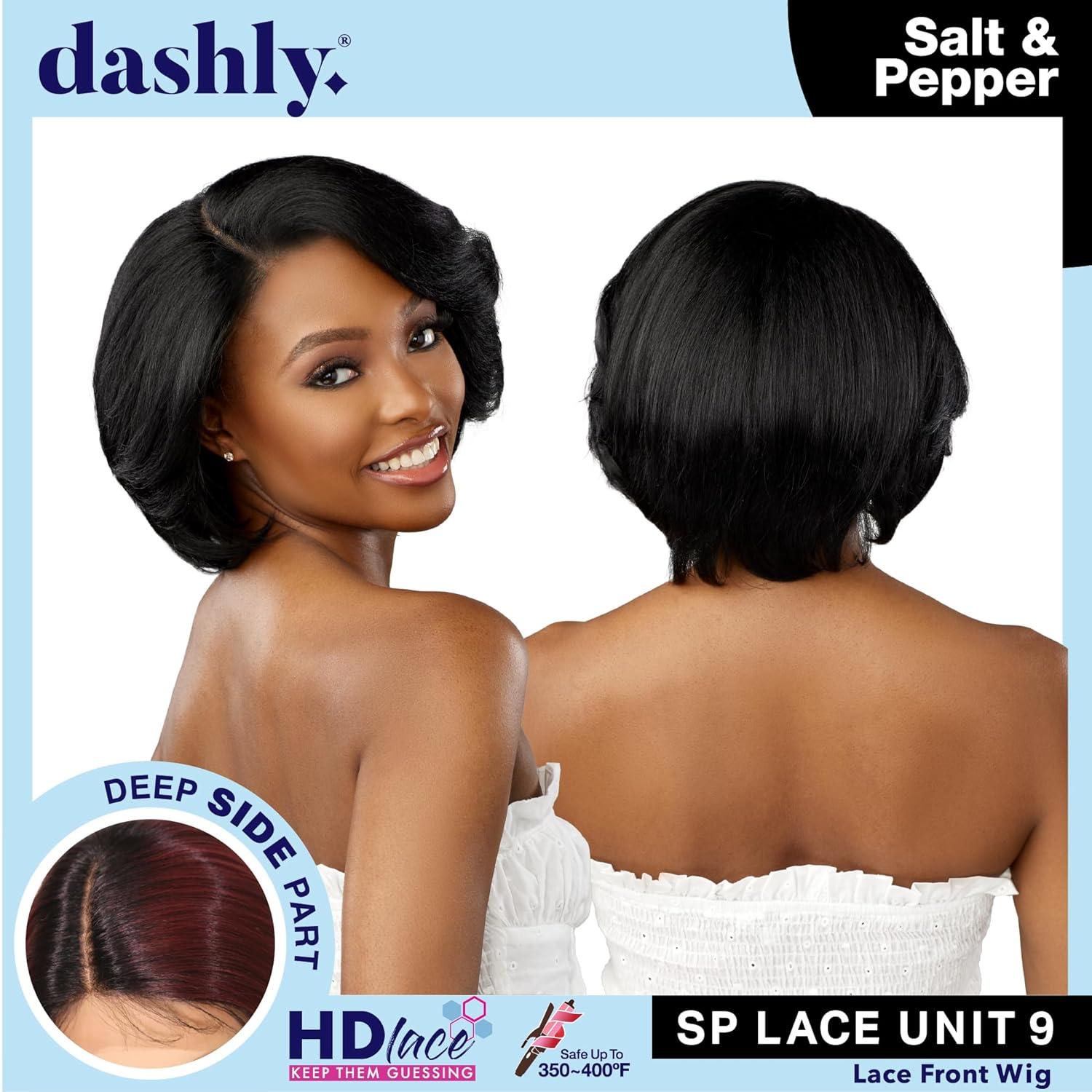 imageSensationnel Dashly Lace Saltandpepper Wig Sp Unit 9 Hand Tied Laceparting Ear to Ear Synthetic 1 JETBLACKBEIGEBLONDE