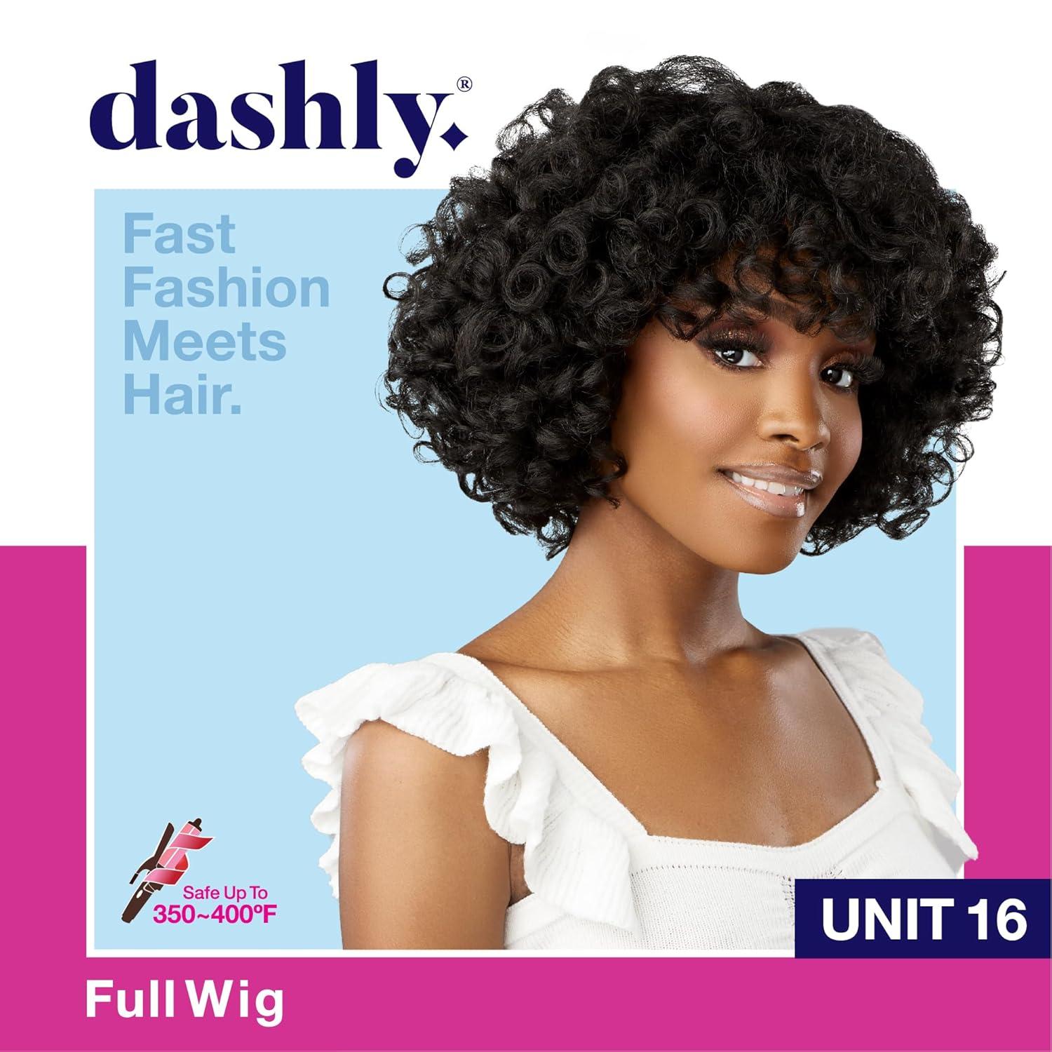 imageSensationnel Dashly Wig Unit 16 Non Lace Cap Ready to Wear Ear to Ear Lacepart Synthetic 1 JETBLACKT230