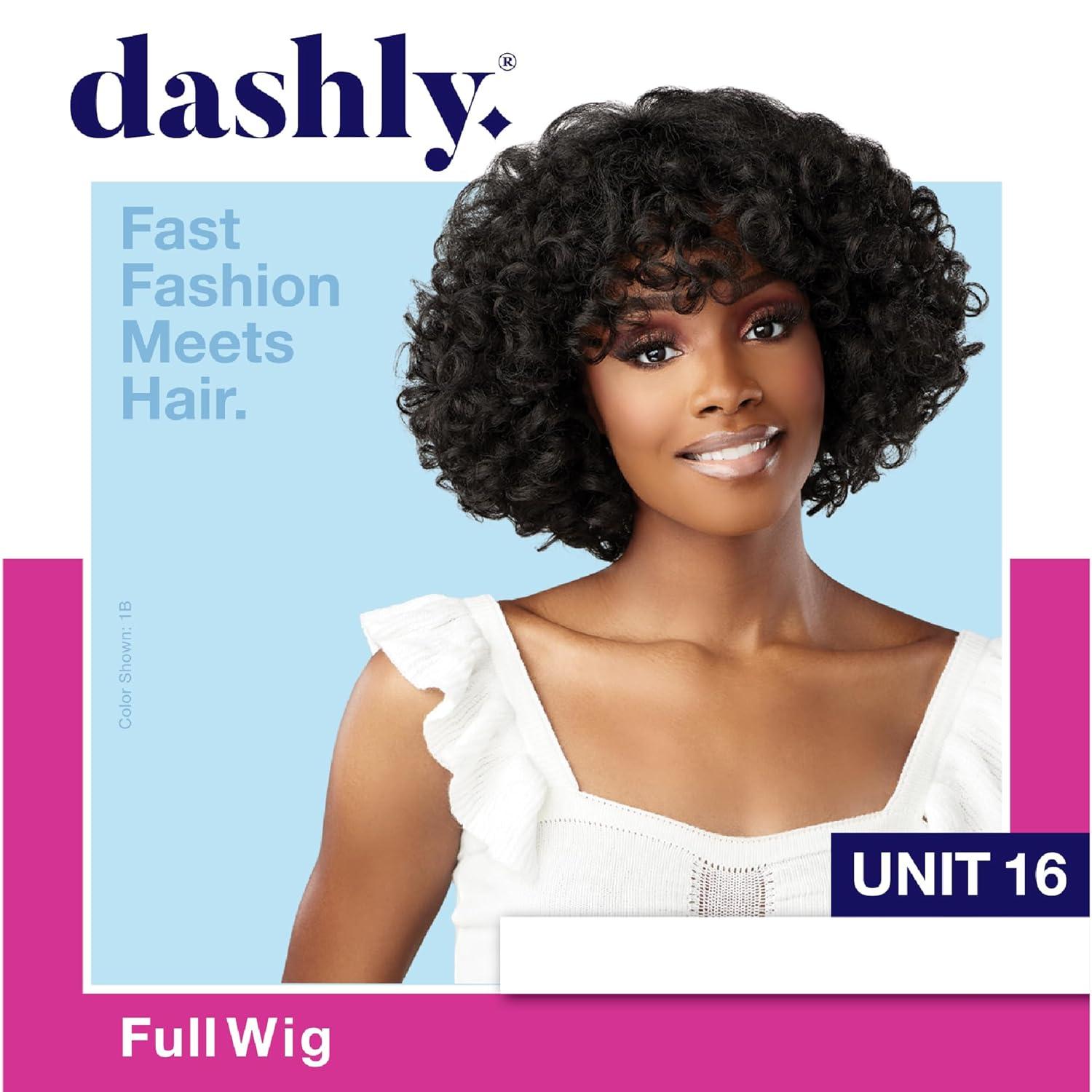 imageSensationnel Dashly Wig Unit 16 Non Lace Cap Ready to Wear Ear to Ear Lacepart Synthetic 1 JETBLACKT2BG